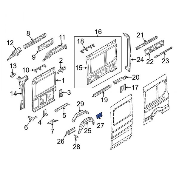 Wheel Housing Bracket