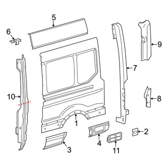 Ford OE - Side Panel & Components (With Side Door, Driver Side)