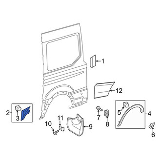 Ford OE - Rear Left Side Body Panel Molding
