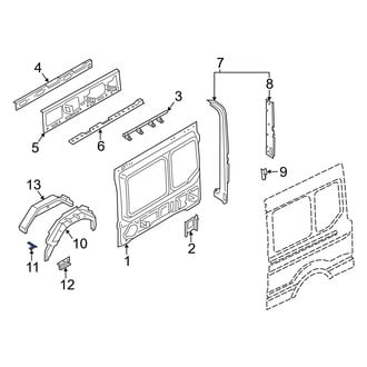Ford OE - Front Left Wheel Housing Bracket