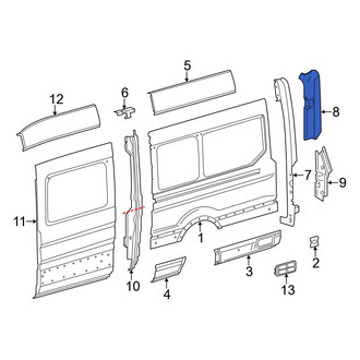Ford OE - Left Outer Body D-Pillar