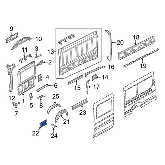 Ford OE - Front Left Wheel Housing Bracket