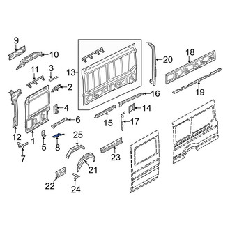 Ford OE - Left Quarter Panel Seal