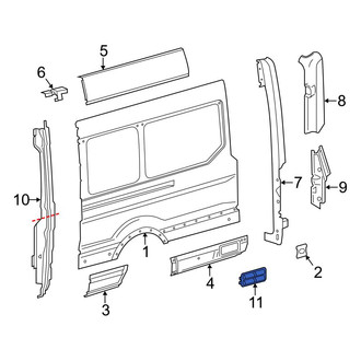 Ford OE - Rear Left Quarter Panel Vent