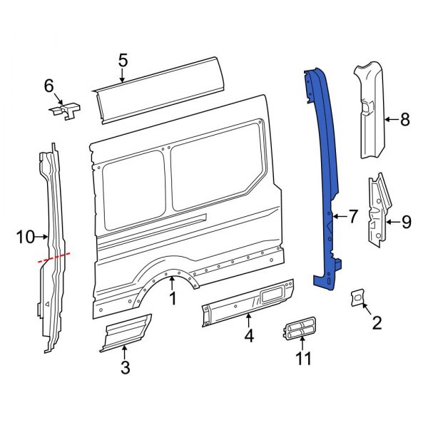 Body D-Pillar