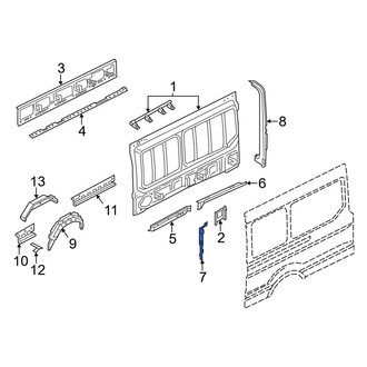 Ford OE - Left Quarter Panel Reinforcement Brace
