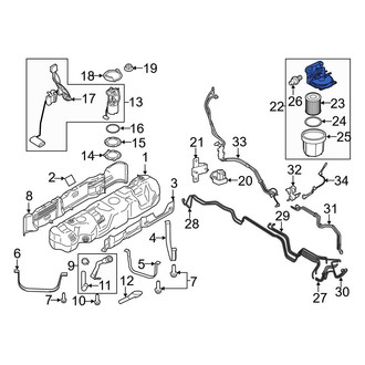 Ford OE - Fuel Pump Filter