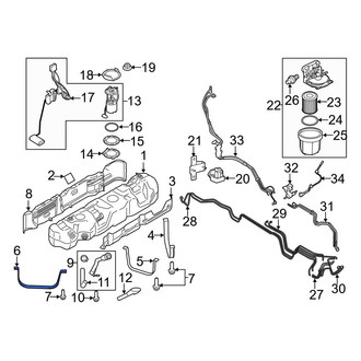 Ford OE - Rear Fuel Tank Strap