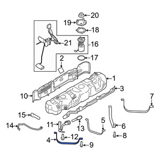 Ford OE - Front Fuel Tank Strap