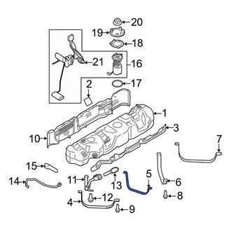 Ford OE - Center Front Fuel Tank Strap