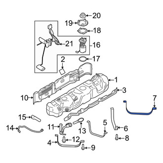 Ford OE - Rear Fuel Tank Strap