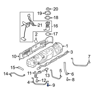 Ford OE - Fuel Tank Strap Bolt