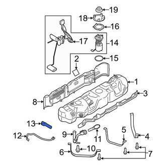 Ford OE - Fuel Tank Vent Hose Adapter