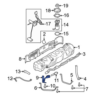 Ford OE - Fuel Tank Filler Neck