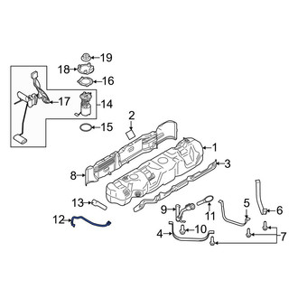 Ford OE - Fuel Tank Vent Hose