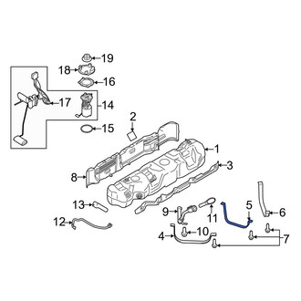 Ford OE - Center Front Fuel Tank Strap