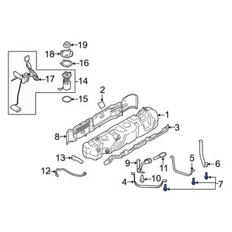 Ford OE - Fuel Tank Strap Bolt