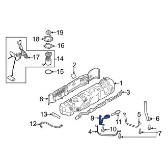 Ford OE - Fuel Tank Filler Neck