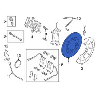 Ford OE - Rear Disc Brake Rotor