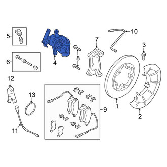 Ford OE - Rear Left Disc Brake Caliper