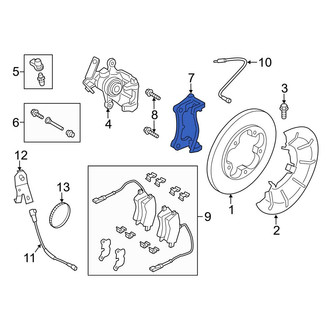 Ford OE - Rear Right Disc Brake Caliper Bracket