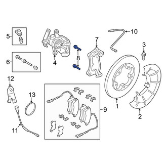 Ford OE - Disc Brake Caliper Anchor Plate Bolt