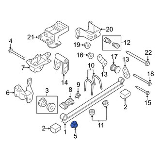Ford OE - Suspension Control Arm Nut