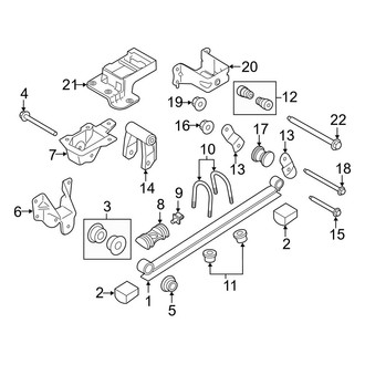 Ford OE - Rear Suspension - Suspension Components