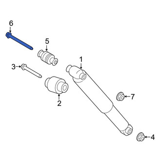 Ford OE - Rear Upper Suspension Shock Absorber Bolt