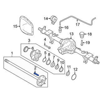 Ford OE - Rear Wheel Lug Stud