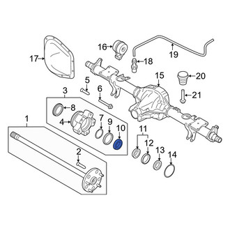 Ford OE - Rear Inner Wheel Bearing Race