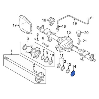 Ford OE - Rear Wheel Seal