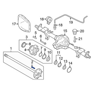 Ford OE - Rear Wheel Lug Stud