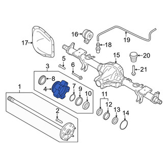 Ford OE - Rear Wheel Bearing and Hub Assembly