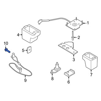 Ford OE - Spare Tire Lock Bolt