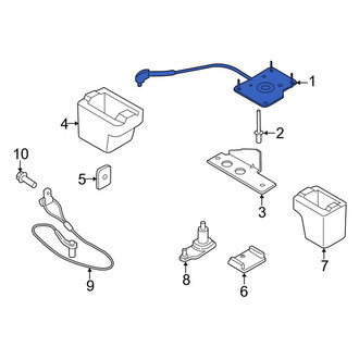Ford OE - Rear Spare Tire Carrier