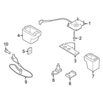 Ford OE - Rear Body & Floor - Spare Tire Carrier