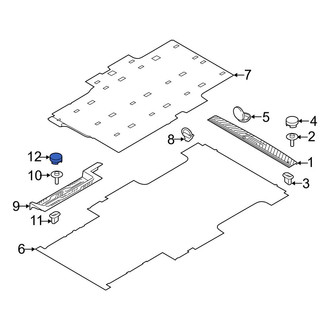 Ford OE - Door Sill Plate Cap