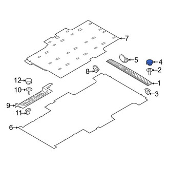 Ford OE - Door Sill Plate Cap