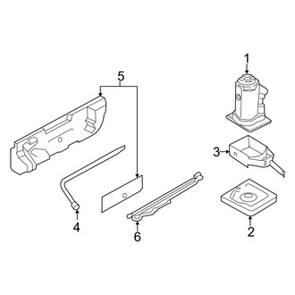 Ford OE - Rear Body & Floor - Jack & Components