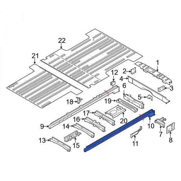 Floor Side Rail