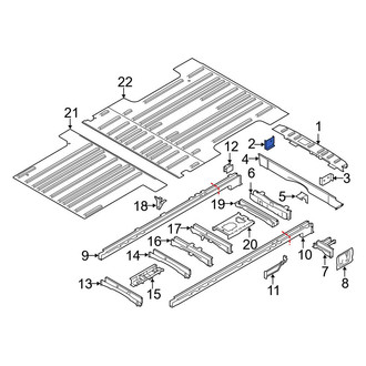 Ford OE - Right Rear Body Panel Bracket