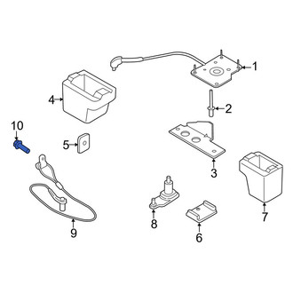 Ford OE - Spare Tire Lock Bolt