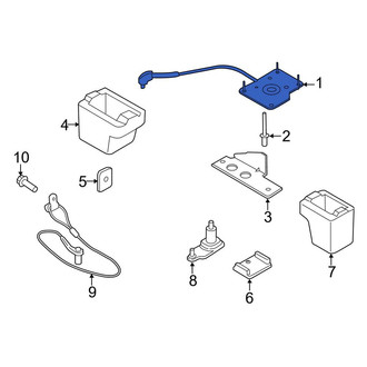 Ford OE - Rear Spare Tire Carrier