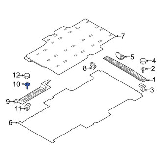 Ford OE - Door Sill Plate Screw