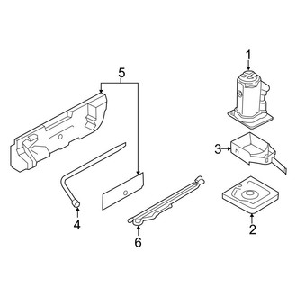 Ford OE - Rear Body & Floor - Jack & Components