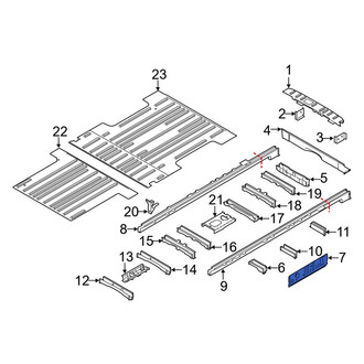 Ford OE - Rear Right Quarter Panel Reinforcement