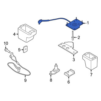 Ford OE - Rear Spare Tire Carrier