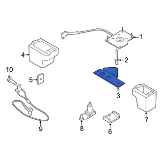 Ford OE - Spare Tire Bracket