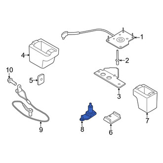 Ford OE - Rear Spare Tire Carrier